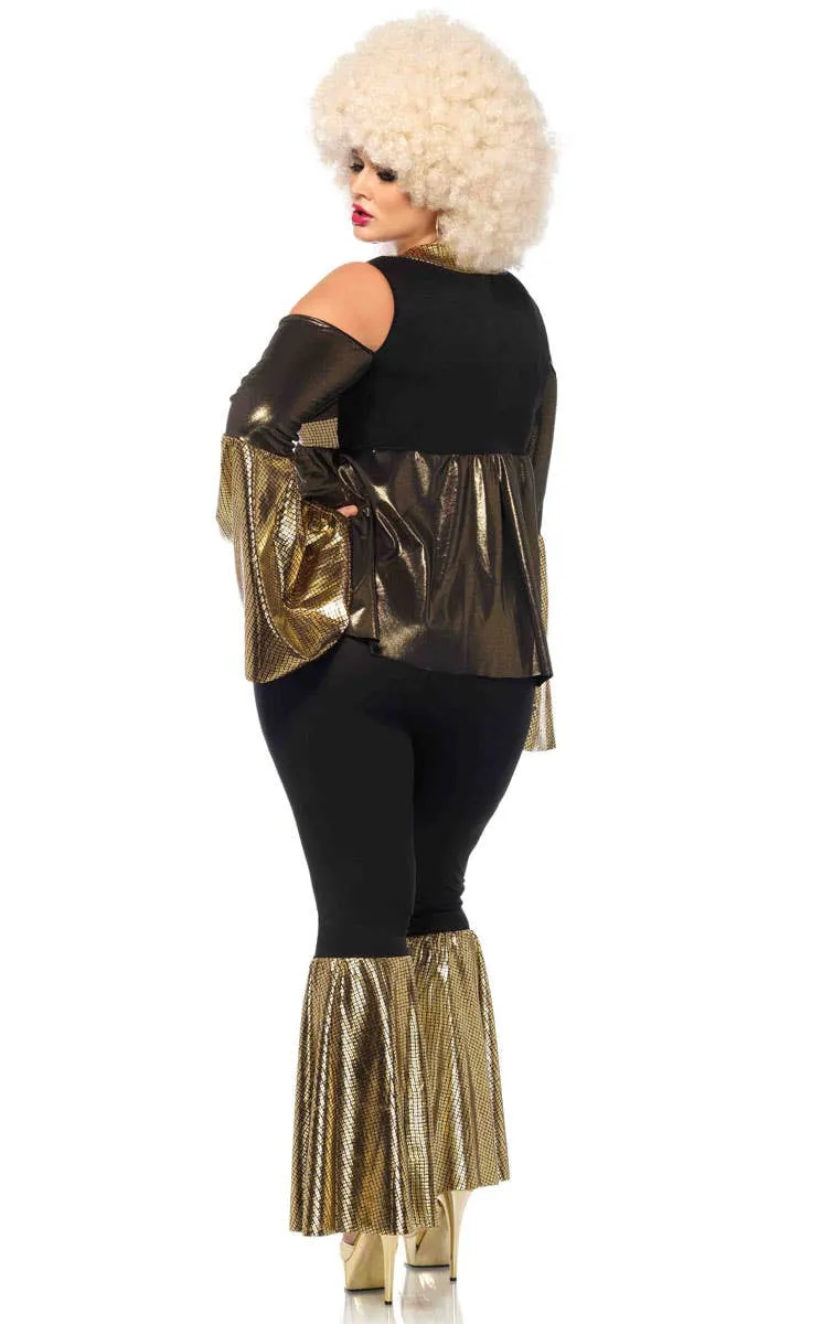 1970s Disco Diva Plus Size Womens Costume