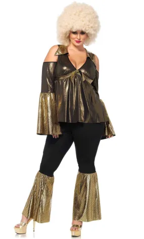 1970s Disco Diva Plus Size Womens Costume