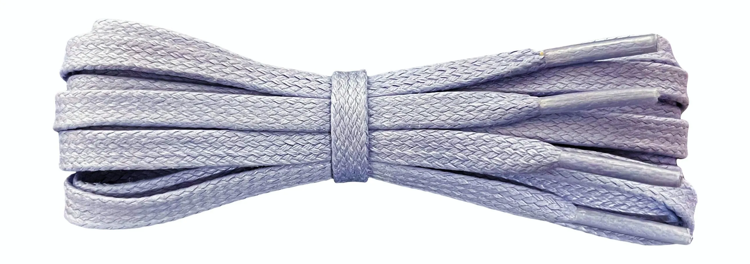 5/6 mm Flat Lilac waxed cotton shoelaces