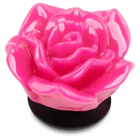 Acrylic Pink Rose Jibbitz