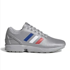 Adidas Men's ZX Flux Shoes - Grey / Royal Blue / Red