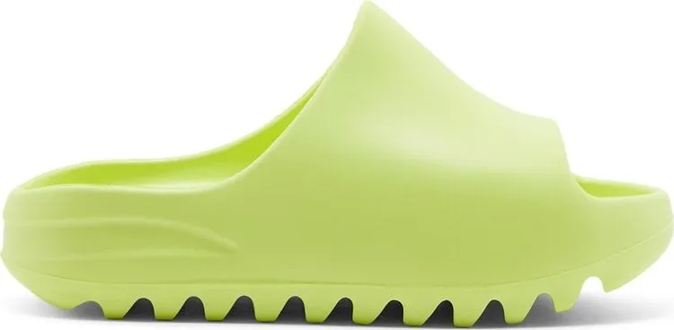 Adidas Yeezy Slide Kids 'Glow Green' Sandals