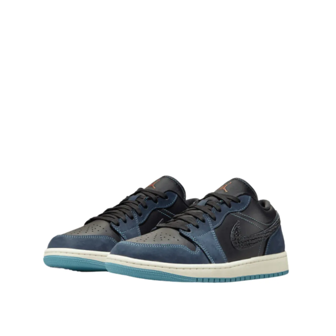 Air Jordan 1 Low SE Black Obsidian Sail