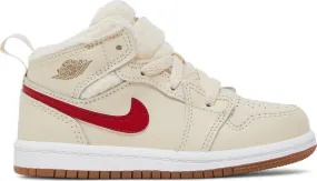 Air Jordan 1 Mid Utility TD Fleece Tan