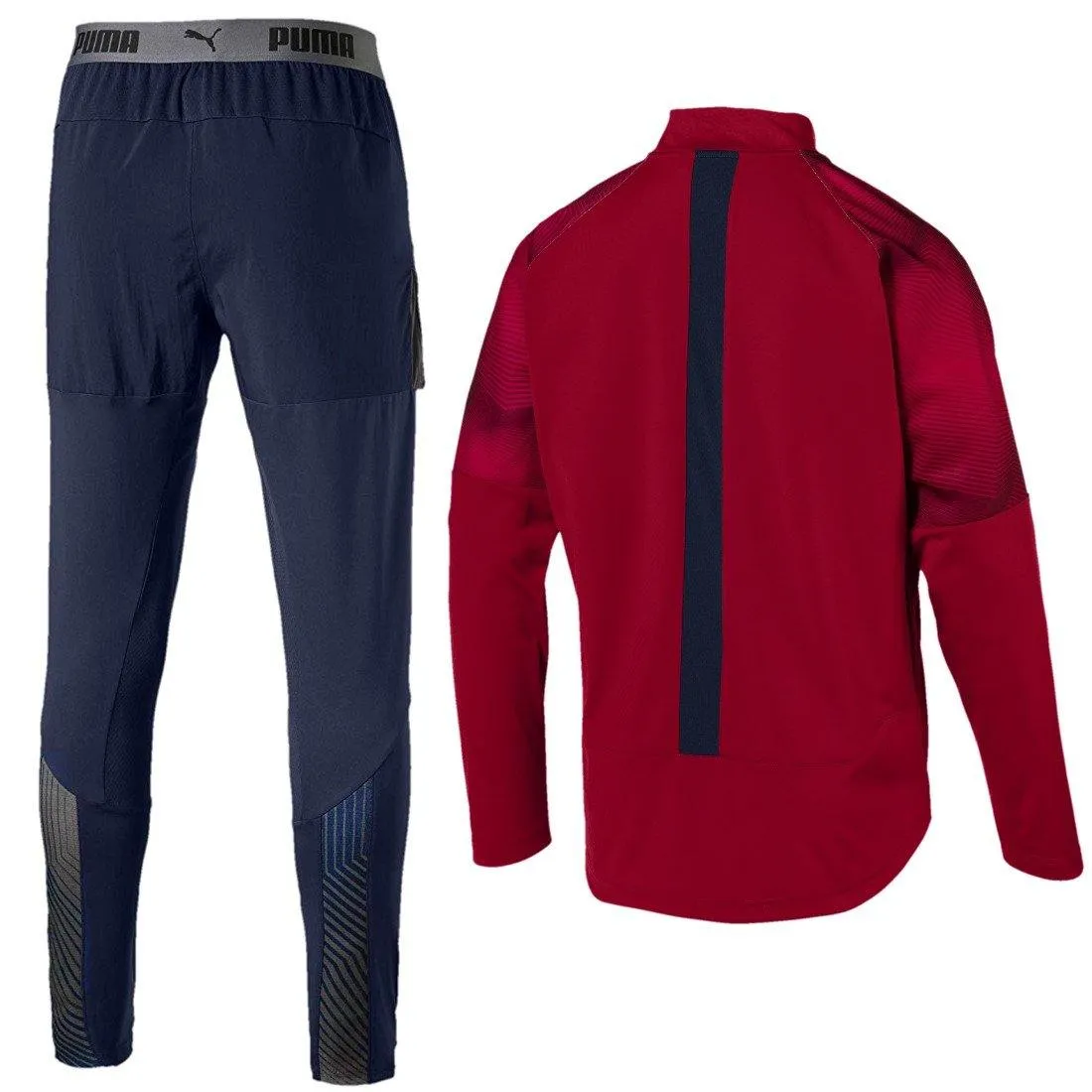 Arsenal soccer red/navy Pro presentation tracksuit 2019 - Puma