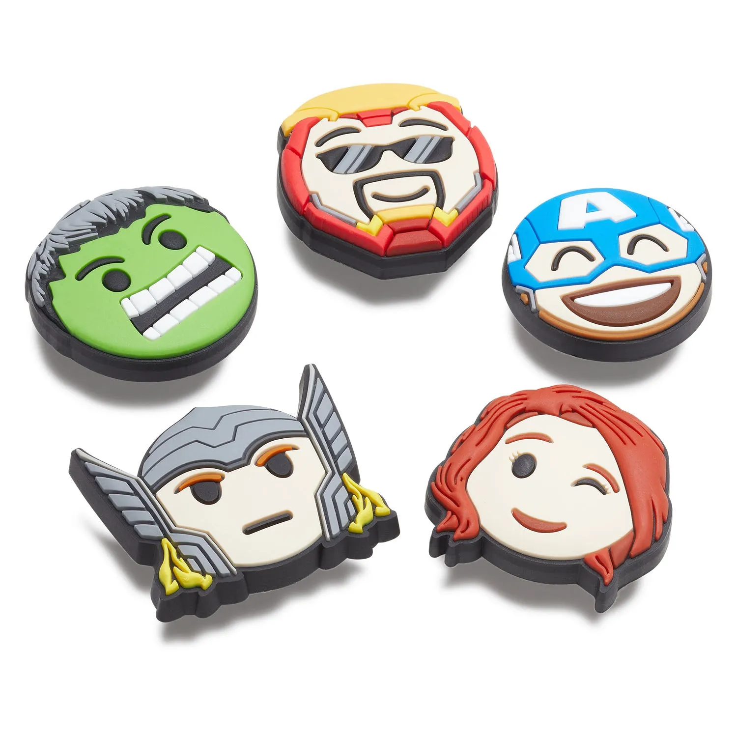 Avengers Emojis 5 Jibbitz Pack