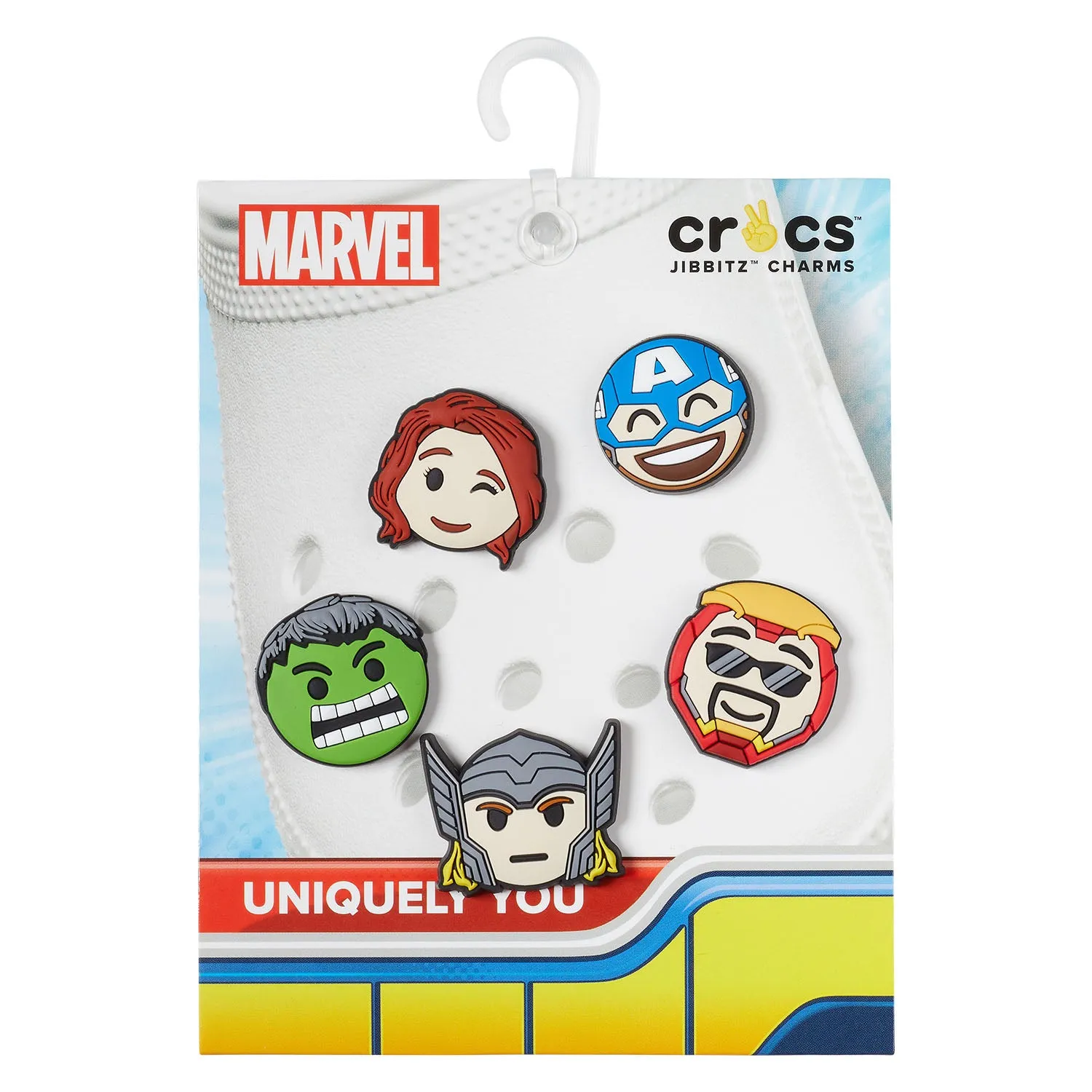 Avengers Emojis 5 Jibbitz Pack