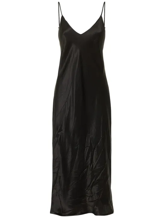 Balenciaga   Fluid silk satin slip dress 