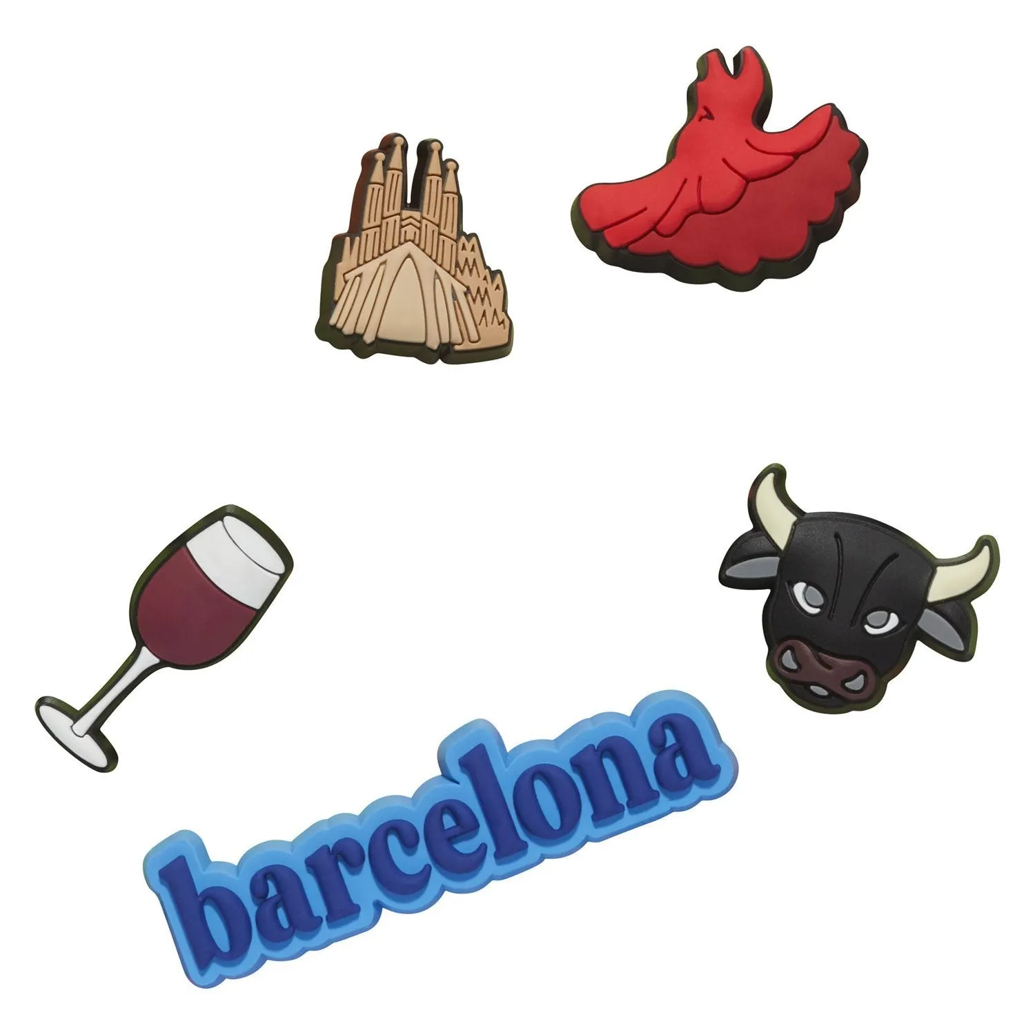 Barcelona Jibbitz Pack