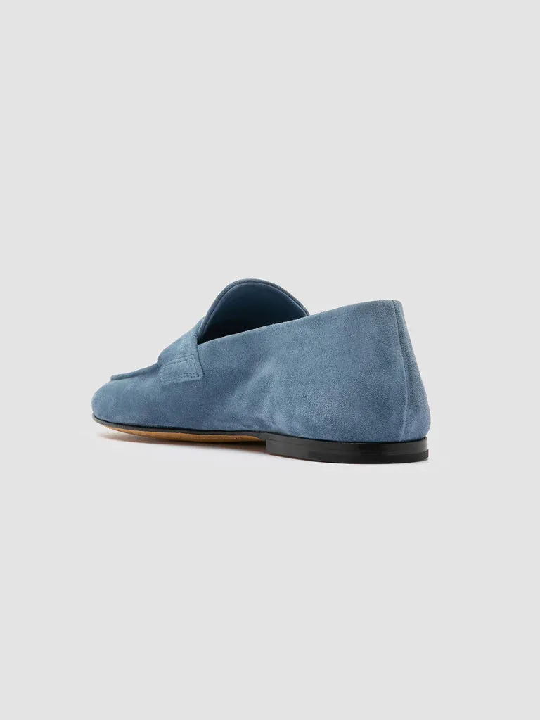 Blair Suede Loafers - Indigo