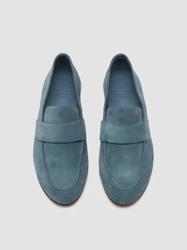 Blair Suede Loafers - Indigo