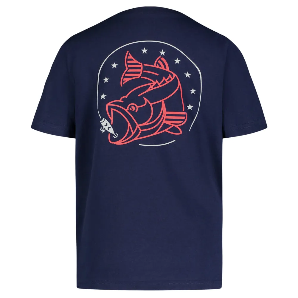 Boys' Under Armour Youth Americana Bass T-Shirt