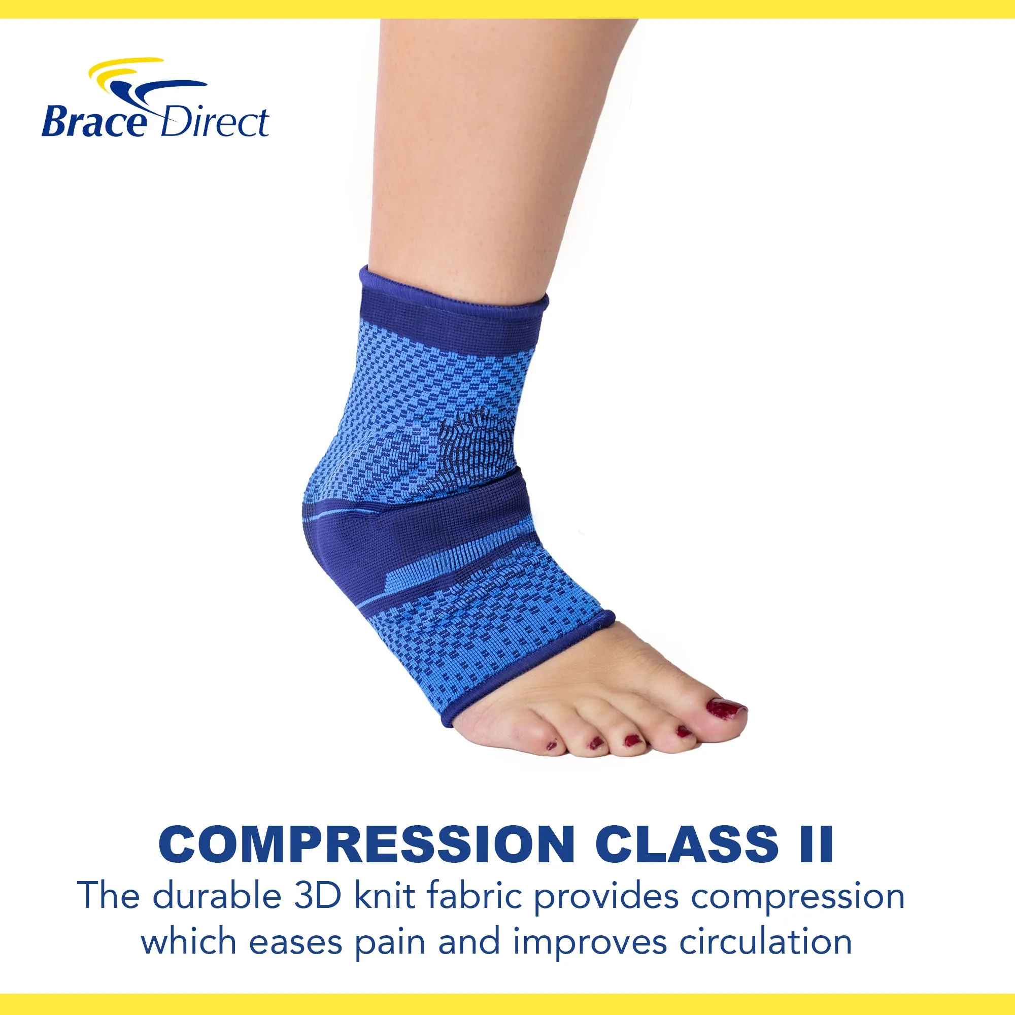 Brace Direct Sport Ankle Compression Support Sleeve