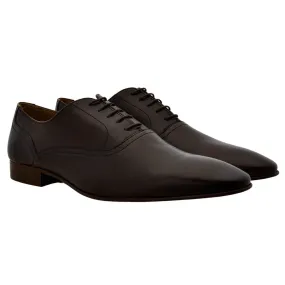 Brown Leather Lace Up Shoes