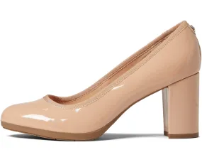 Castana Anne Klein heels, nude