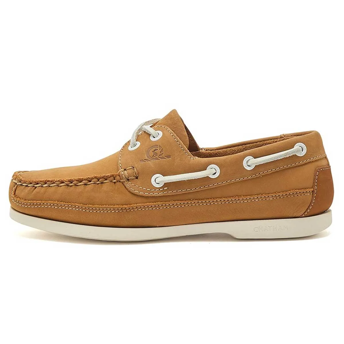 CHATHAM x JOULES Pier Premium Nubuck Boat Shoes - Women's - Tan