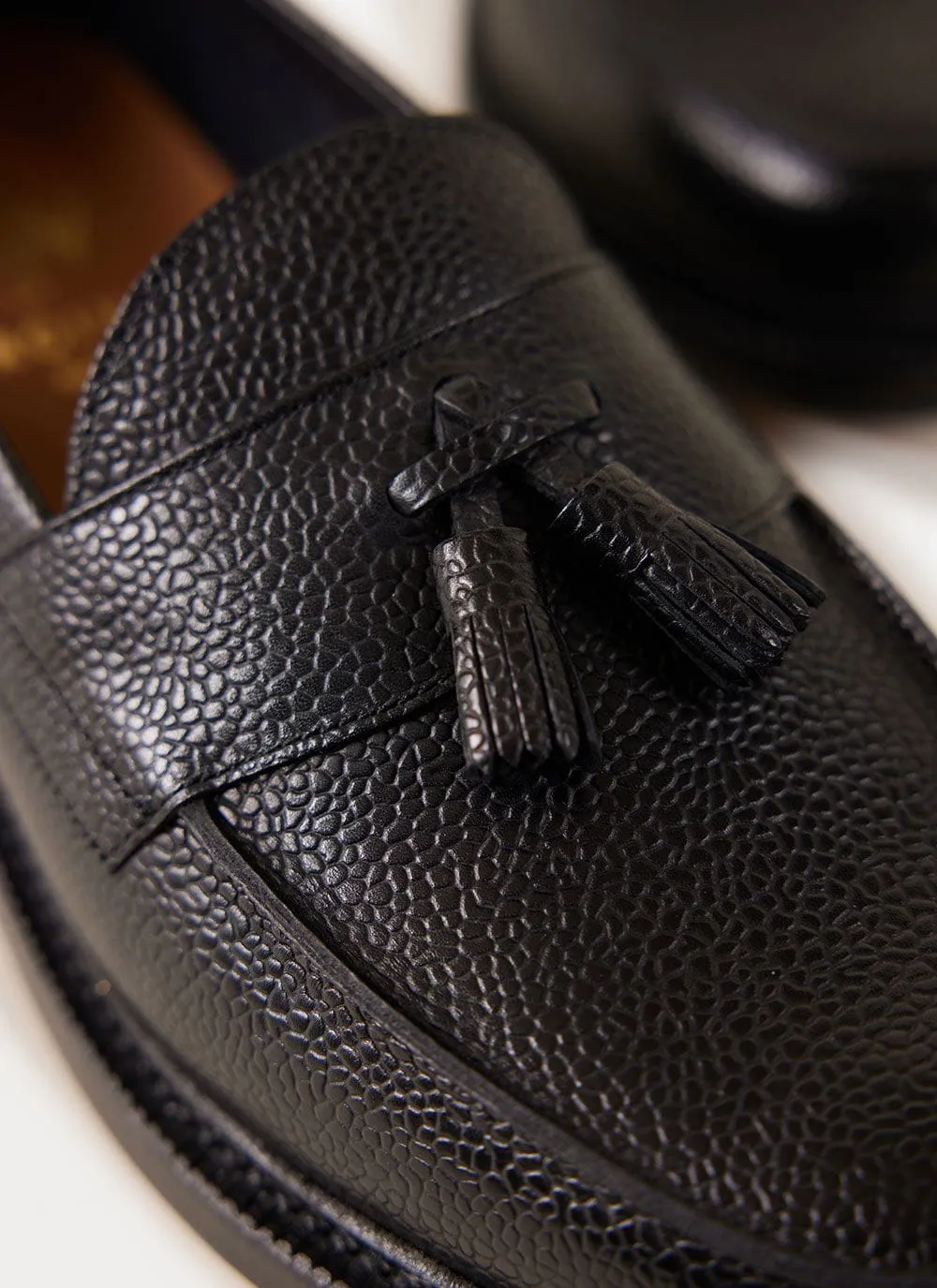 Clasico Tassel Loafer | Blackstock & Weber x Percival | Black