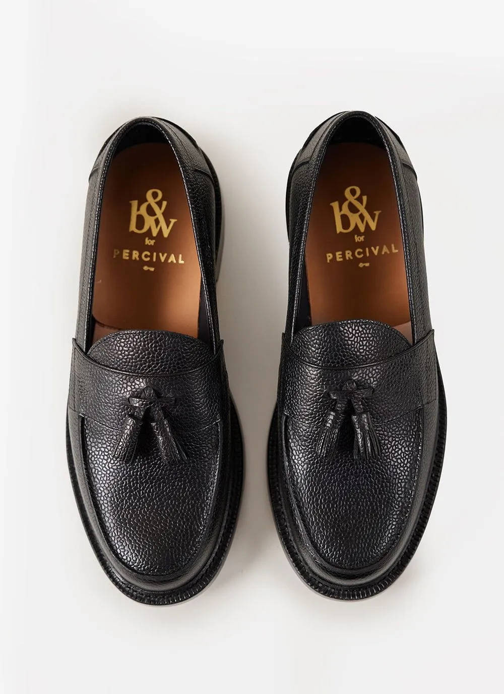 Clasico Tassel Loafer | Blackstock & Weber x Percival | Black