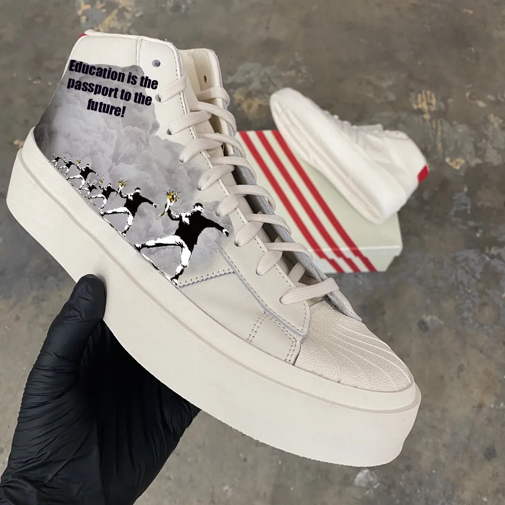 Custom Painted Sneakers & Denim Jeans - Custom Order - Invoice 2 of 2