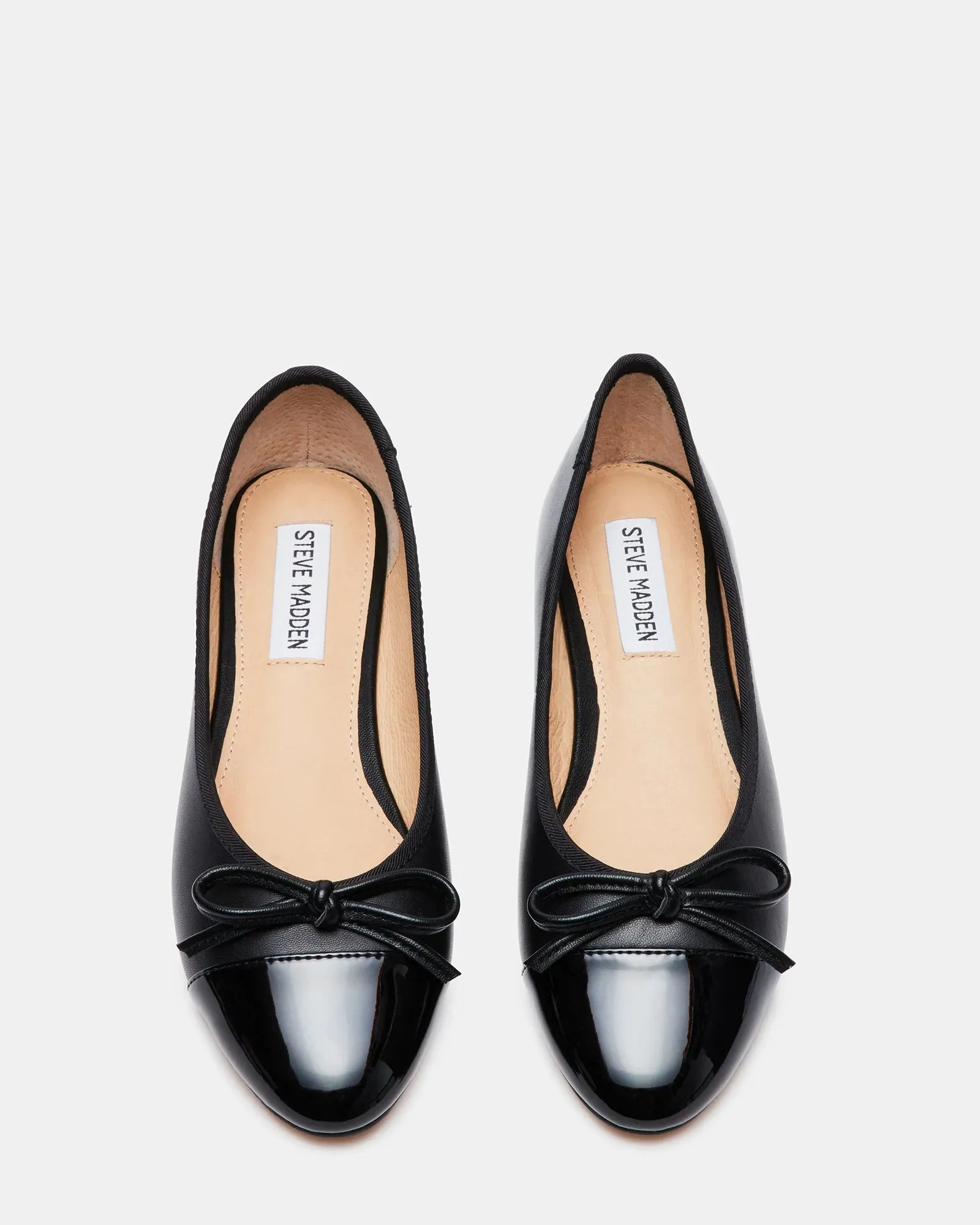 Ellison Ballet Flat - Black Leather