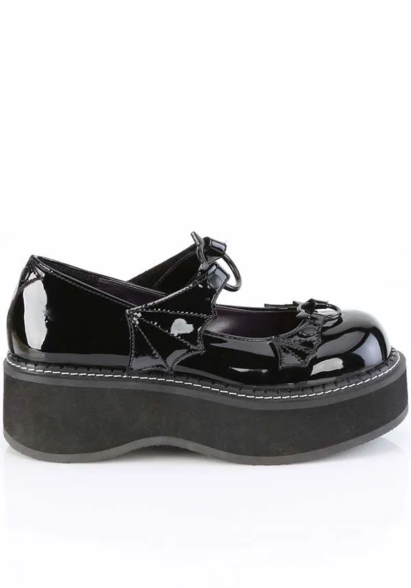 EMILY-23 [Black Patent] | PLATFORM MARYJANE [PREORDER]