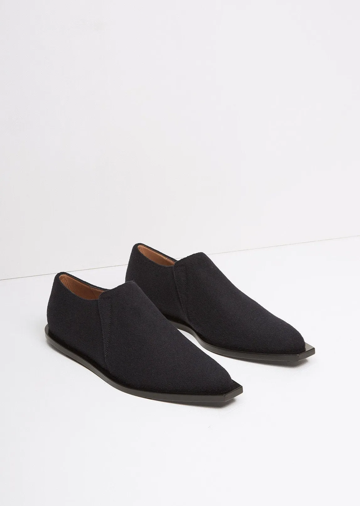 Felt Slip-On Moccasins