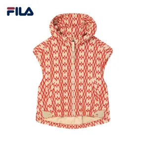 FILA CORE Women's WHITE LINE EMERALD Cotton Vest in Light Khaki