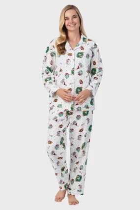 Holiday Puppies Classic Notch Pajama