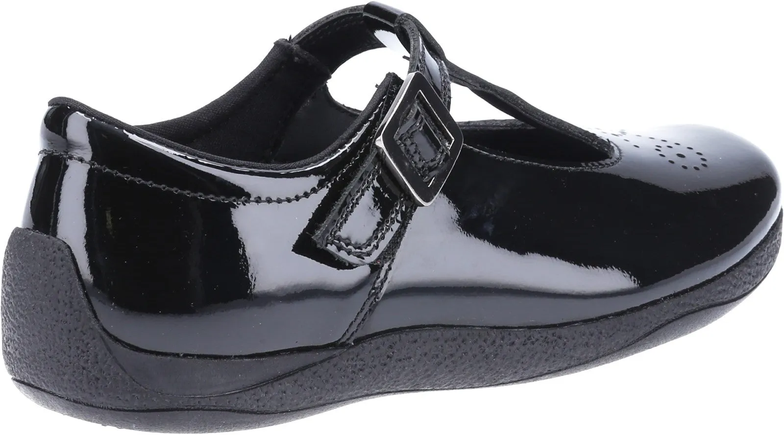 Hush Puppies Eliza Senior Patent School Shoe