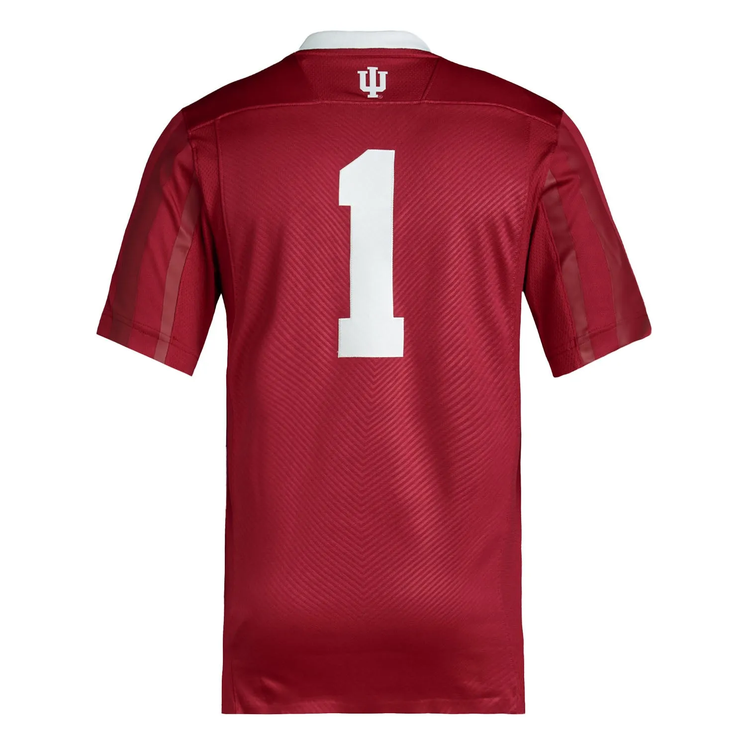 Indiana Hoosiers Adidas Football #1 Premier Crimson Jersey