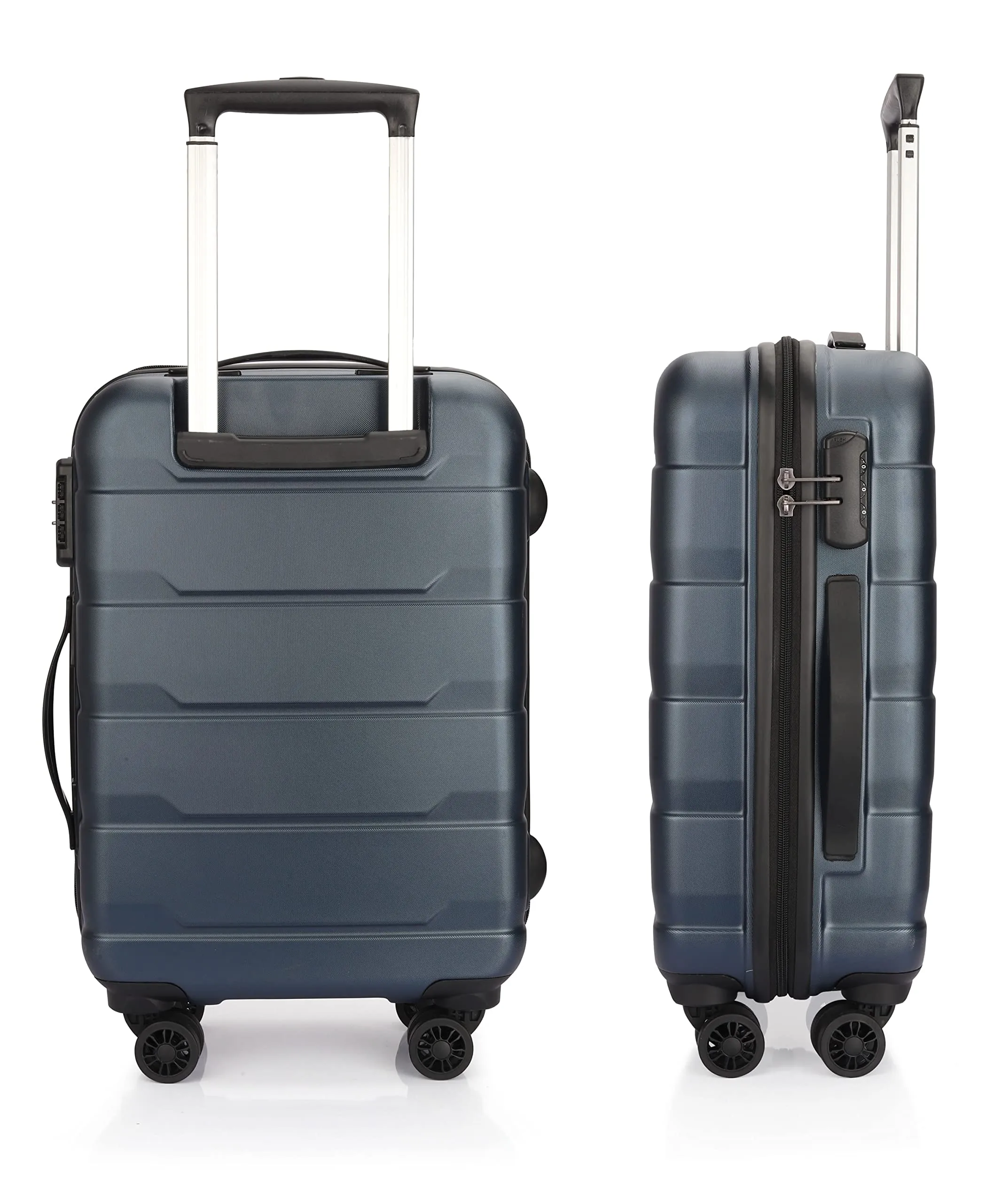 Jeffrey Series Set of 2 Trolley bags Navy Blue (Small, Medium)