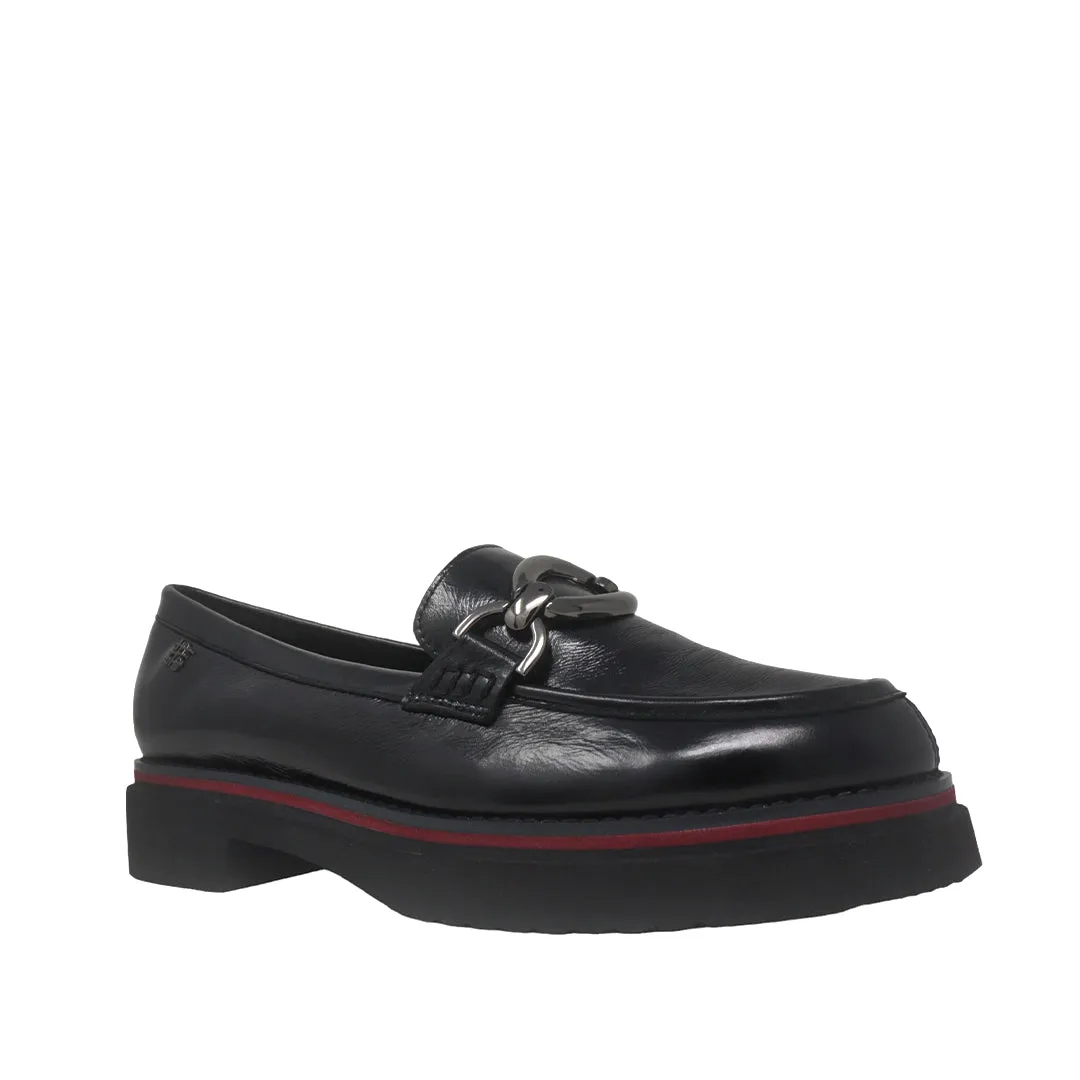 Mocasines Mikkaela negro para mujer