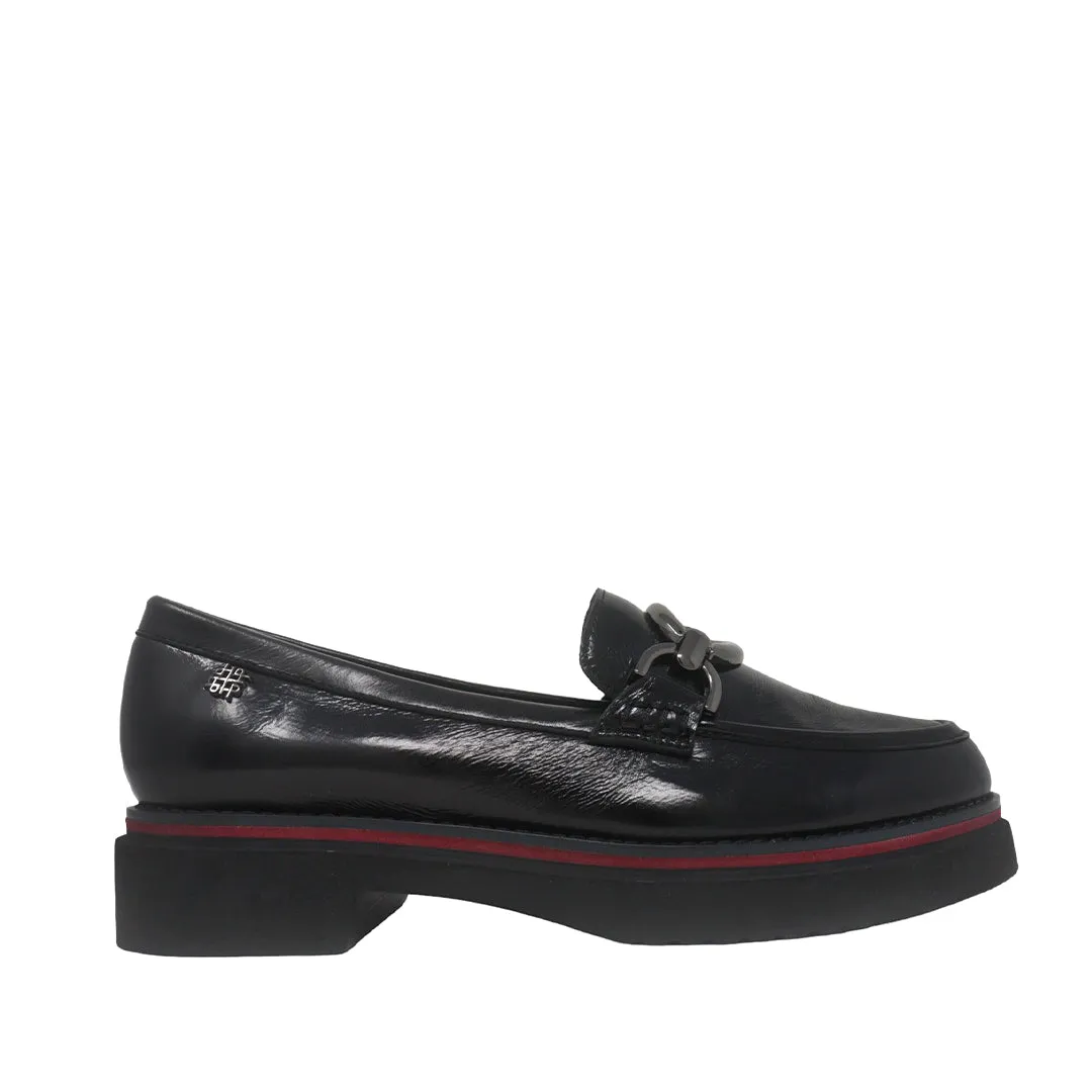 Mocasines Mikkaela negro para mujer