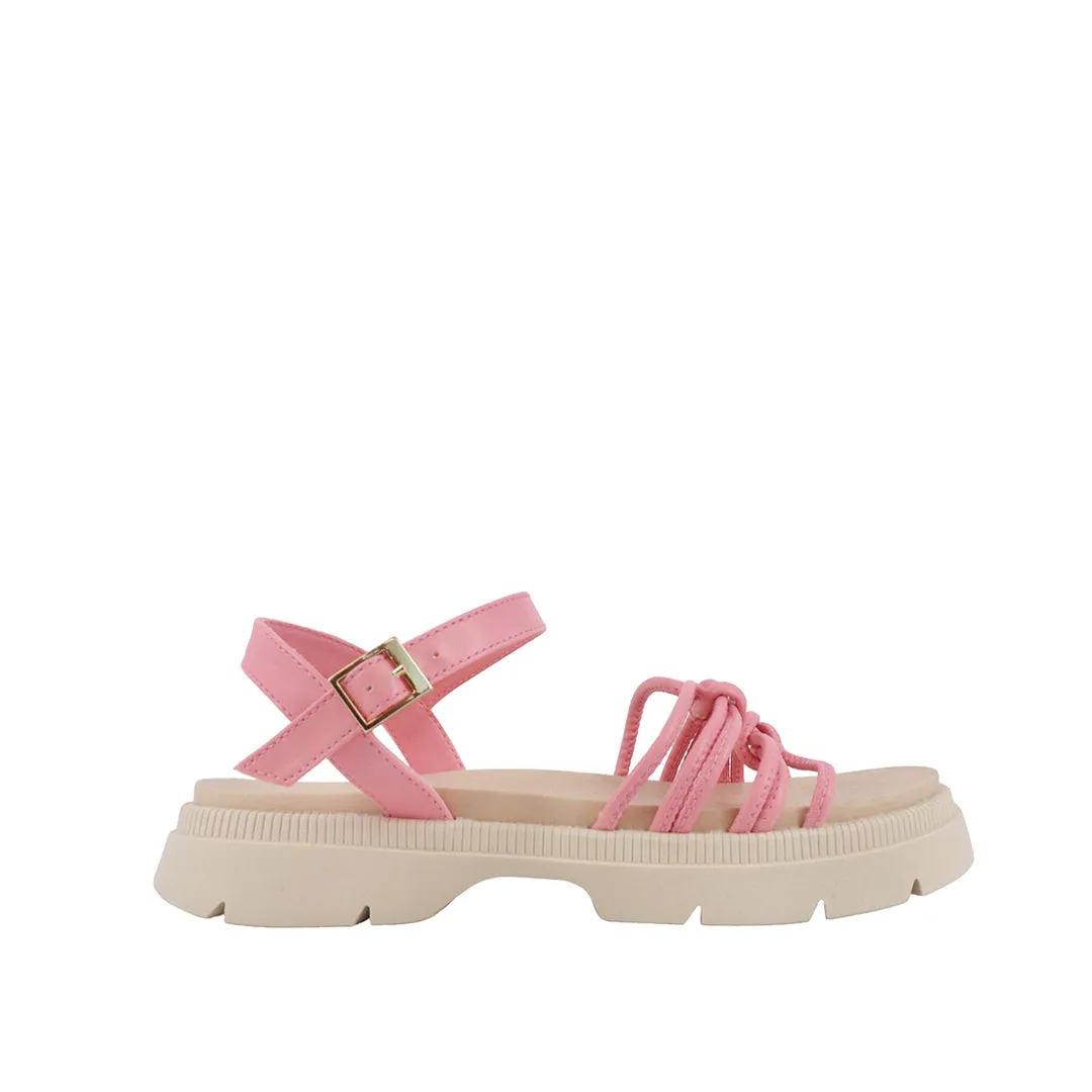 Sandalias Issadora rosa para niña