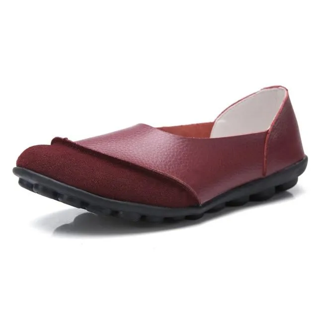 Soft Leather Women's Bunion Moccasins