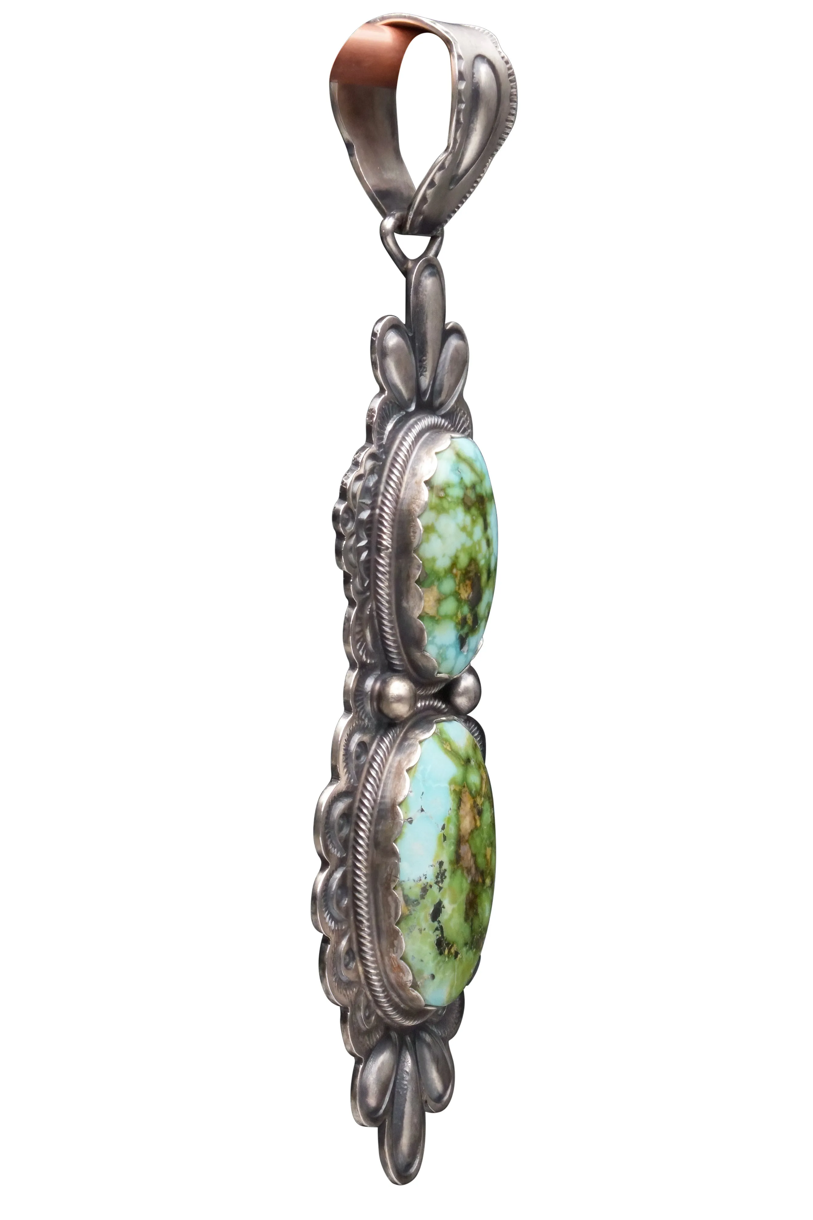 Sonoran Gold Turquoise Pendant | Charles Johnson