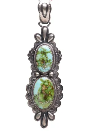 Sonoran Gold Turquoise Pendant | Charles Johnson