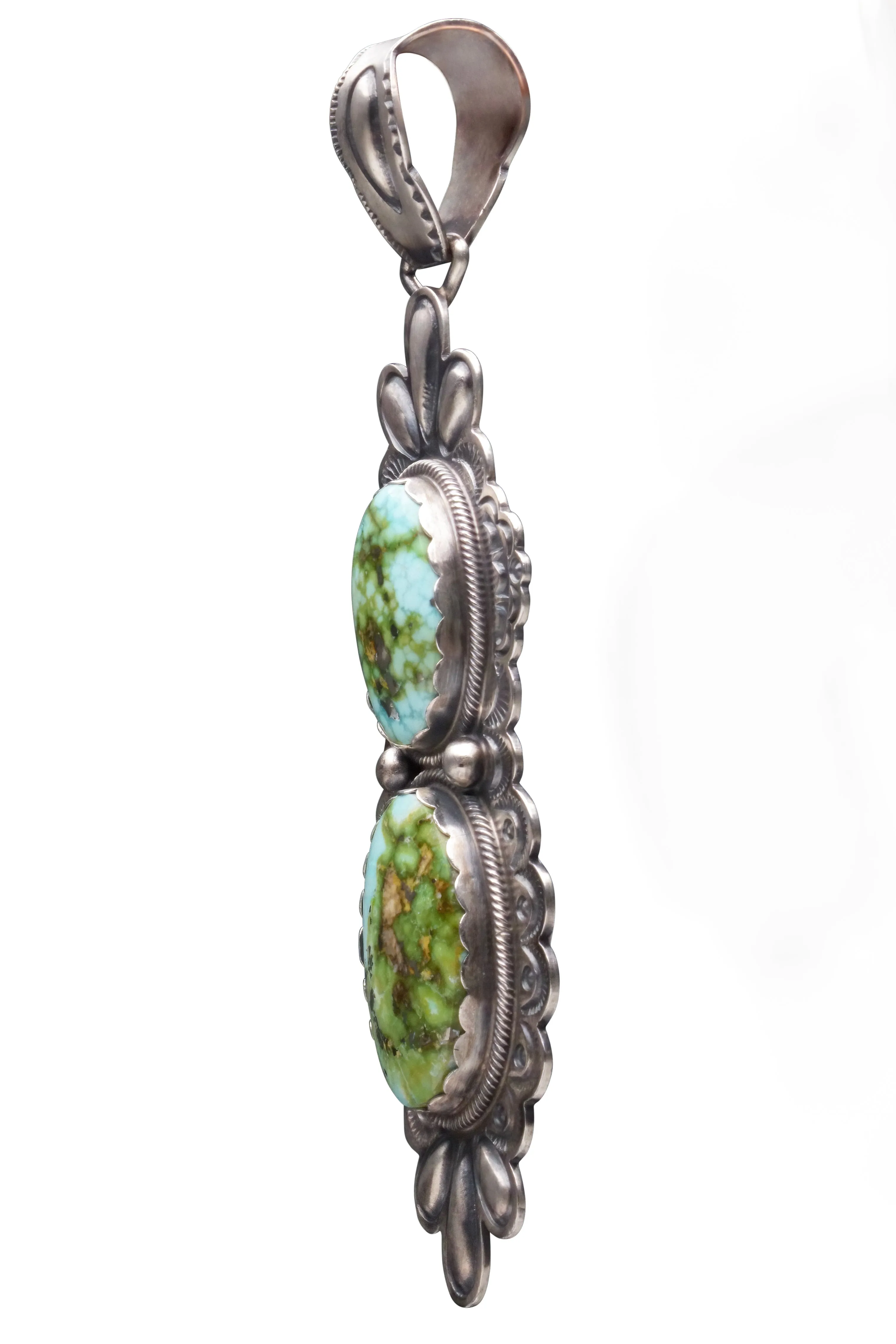 Sonoran Gold Turquoise Pendant | Charles Johnson