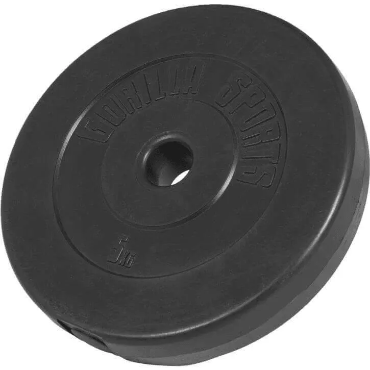 Squat Rack with 47.5KG Vinyl EZ Curl Weight Set