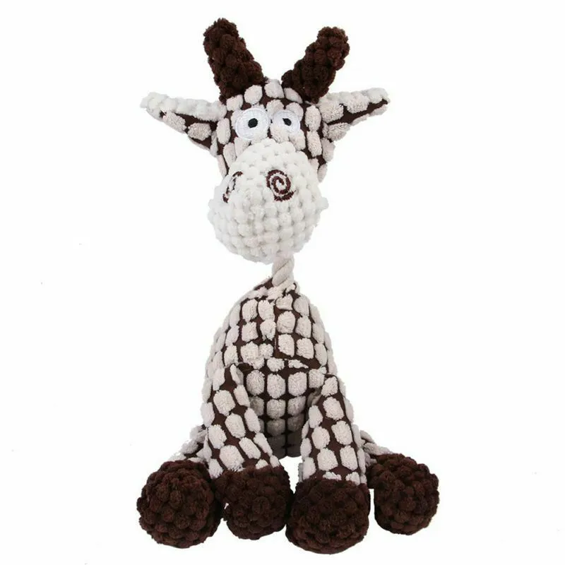 Squeaky Dog Toys - Doggy, Donkey & Giraffe