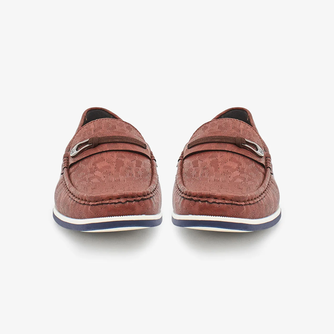 Textured Mens Loafers