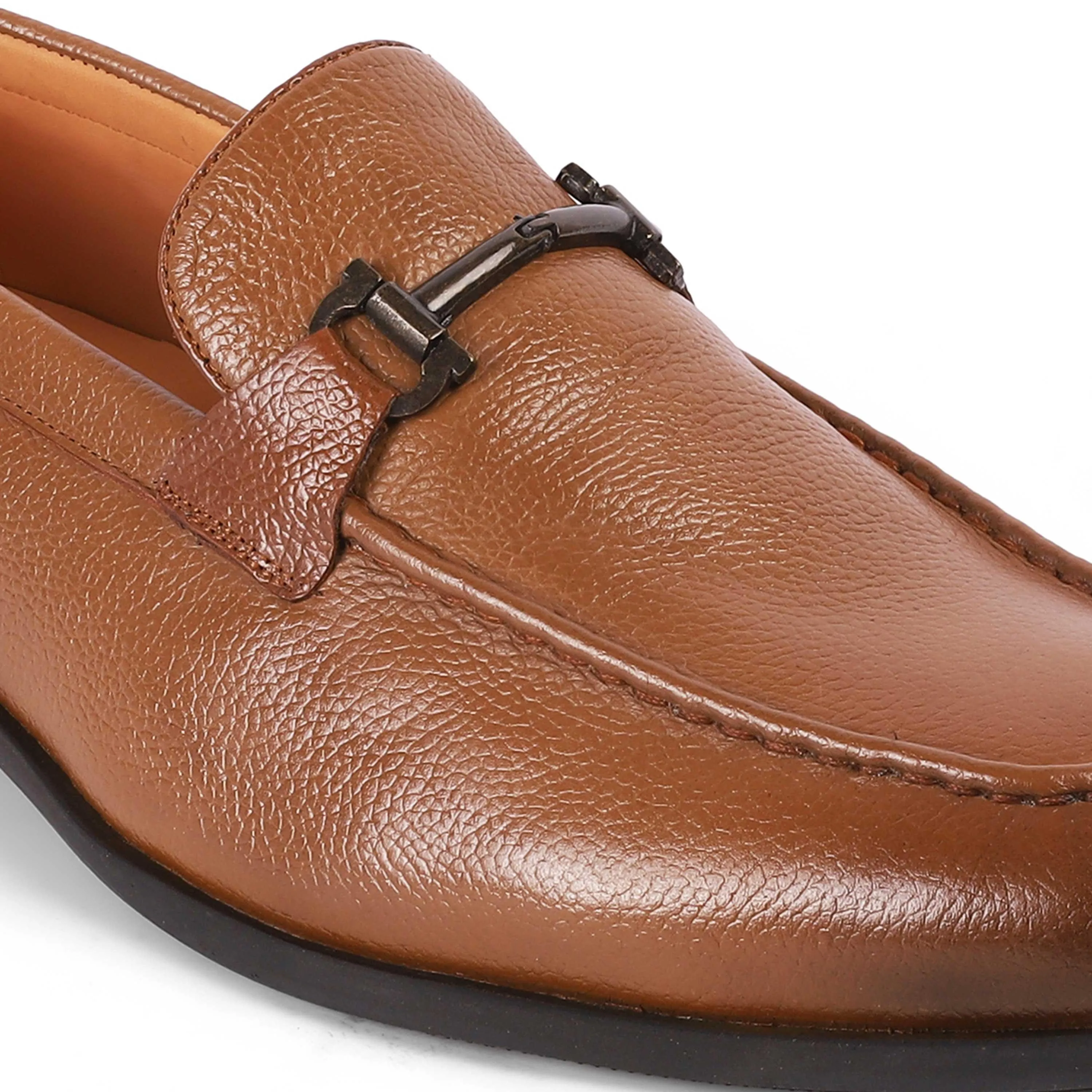 Tresmode Umac Tan Men's Leather Loafers