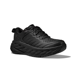 Women's Hoka Bondi SR Color: Black/Black (WIDE WIDTH)