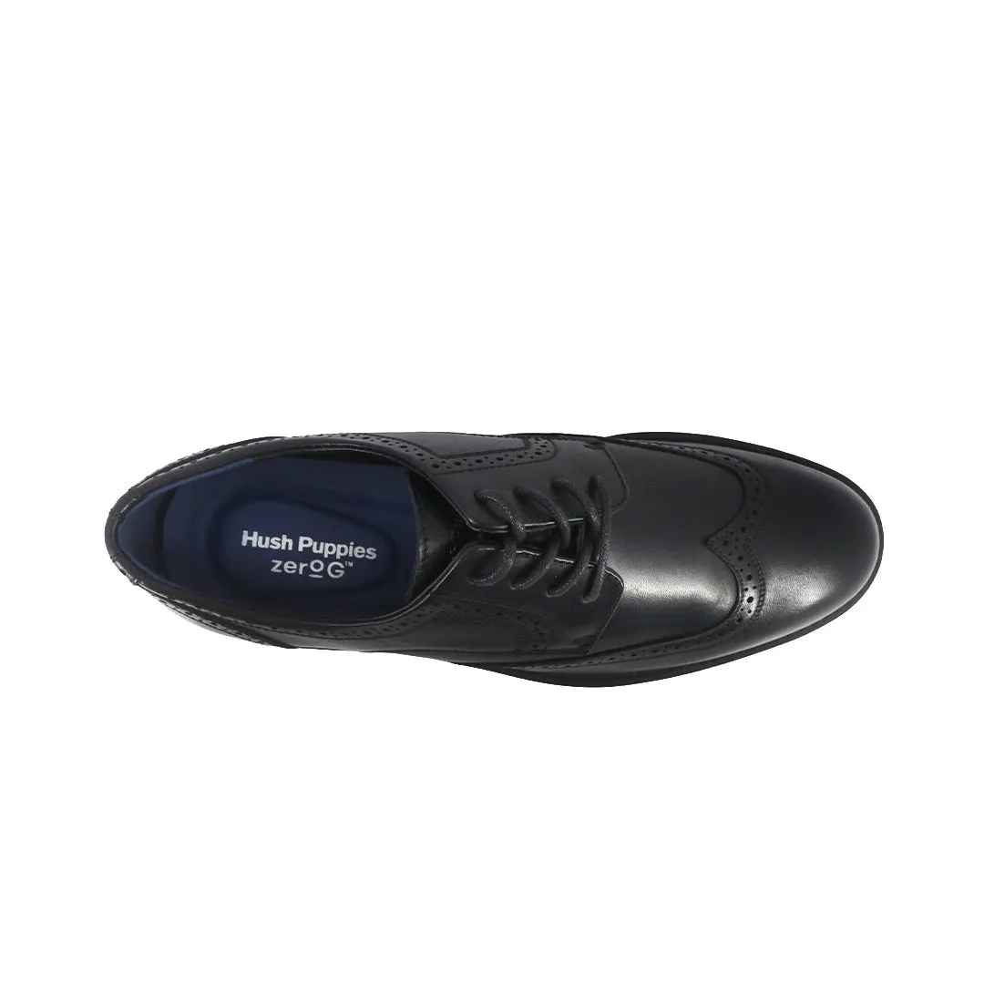 Zapatos Gali Wingtip negro para hombre